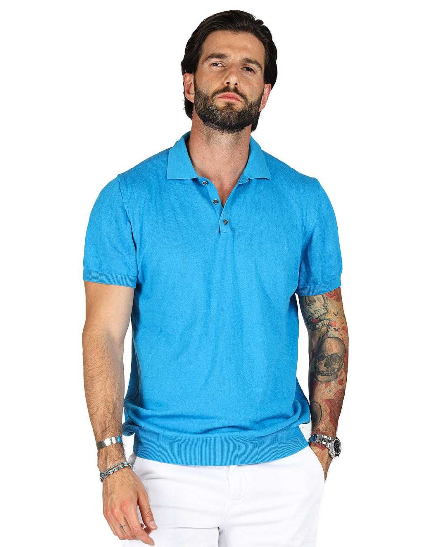 Abbigliamento SAVEONE Polo | Roger - Polo Mediterraneo In Maglia