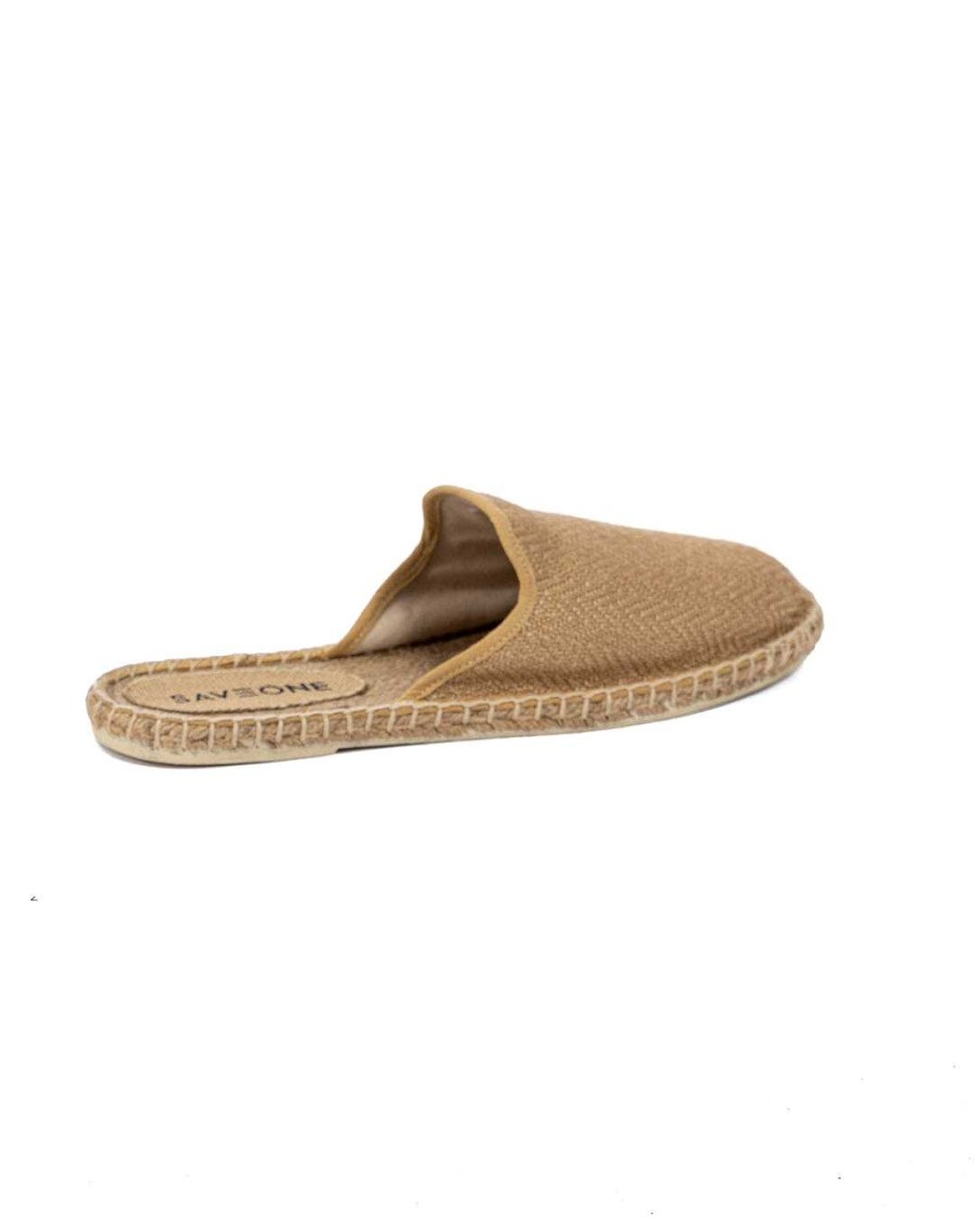 Scarpe SAVEONE | Portofino - Mules Espadrillas Intrecciata Beige