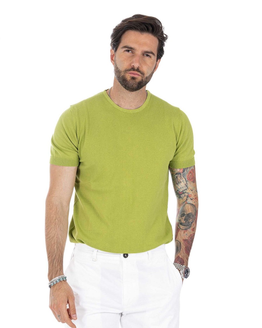 Abbigliamento SAVEONE T-Shirts | Jannik - T-Shirt In Maglia Bamboo