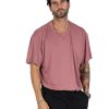 Abbigliamento SAVEONE T-Shirts | Owen - T-Shirt Rosa Oversize