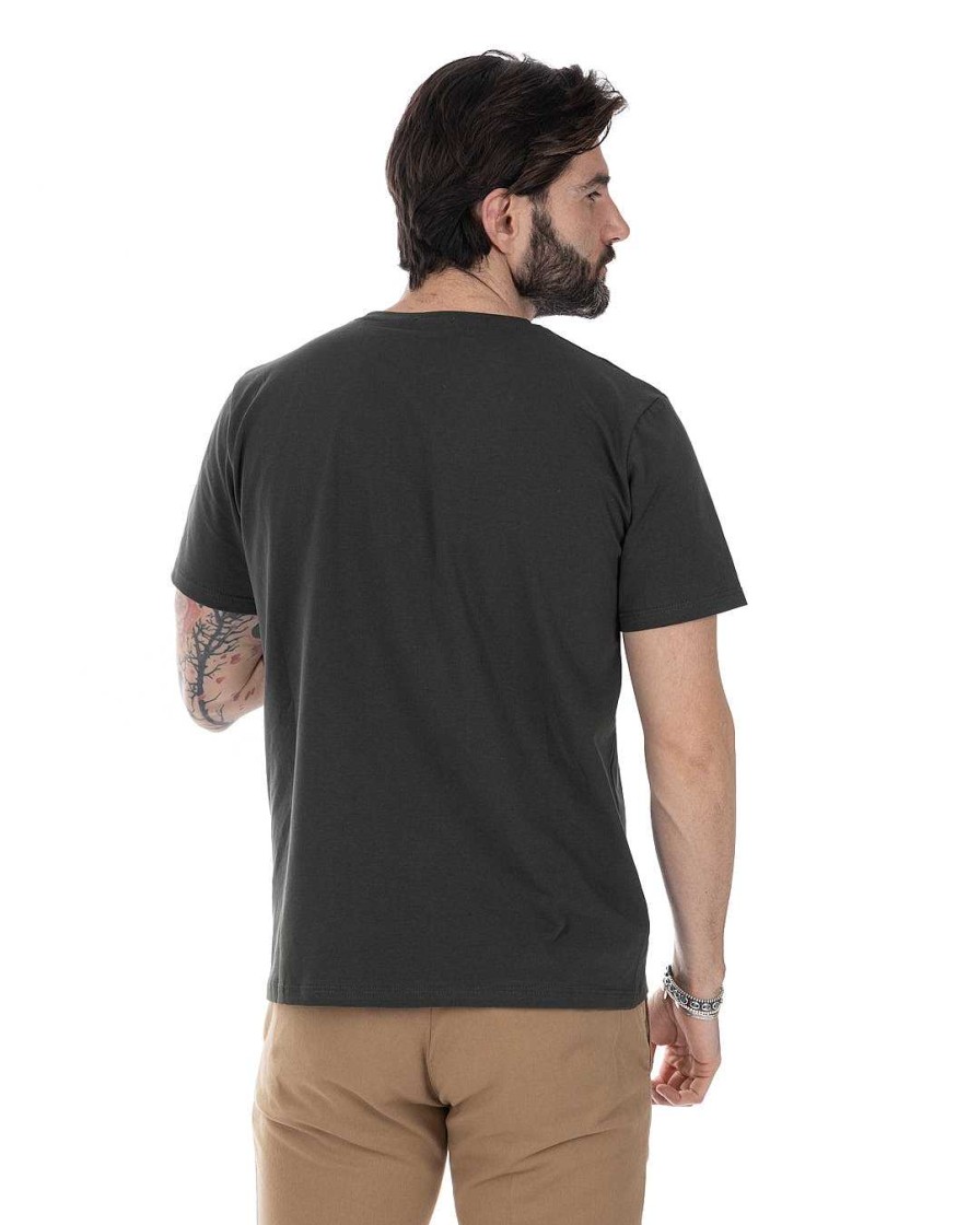 Abbigliamento SAVEONE T-Shirts | Harry - T-Shirt Militare In Cotone Stretch