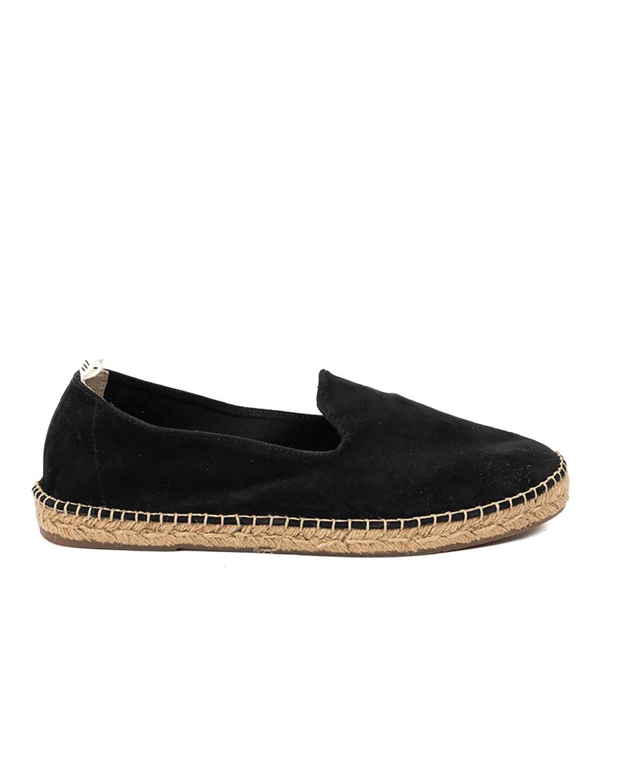 Scarpe SAVEONE | Atene - Espadrillas Camoscio Nero