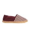 Scarpe SAVEONE | Espadrillas A Righe Bordeaux