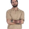 Abbigliamento SAVEONE Polo | Panarea - Polo In Lino Beige